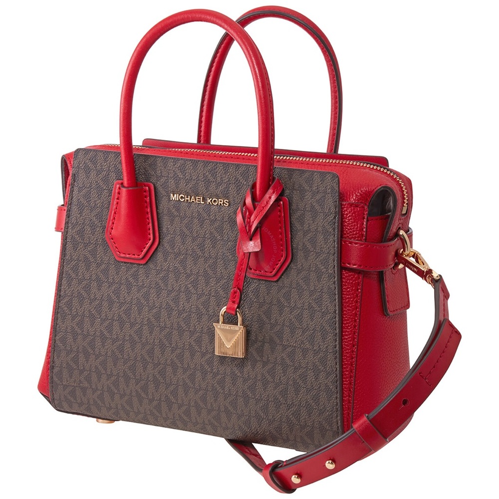 Michael Kors Mongram w/ red bag